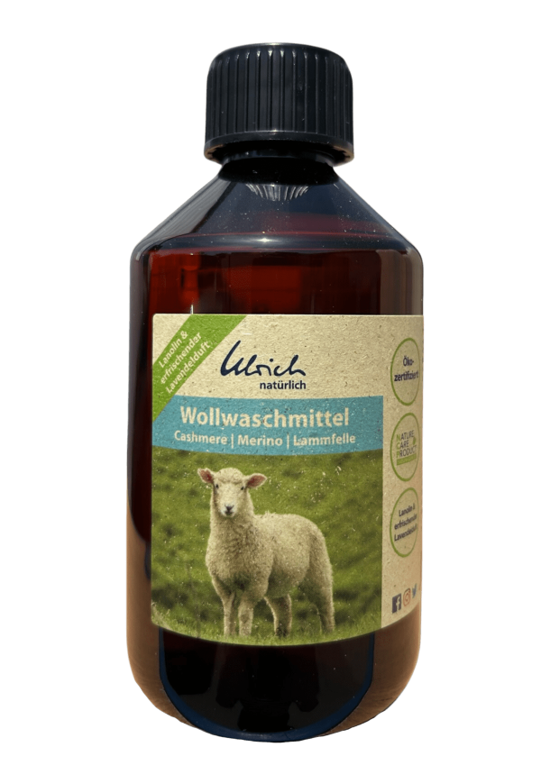 Ulrich Natürlich vaskemiddel til cashmere, merino og lammeskind med lavendel - 250 ml - økologisk *UDGÅR*