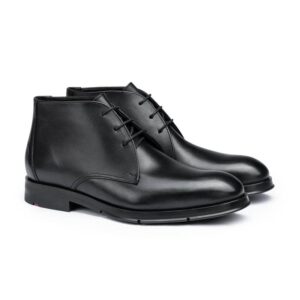LLOYD NICK Herre Støvle med Lammeskind BLACK Str. 45