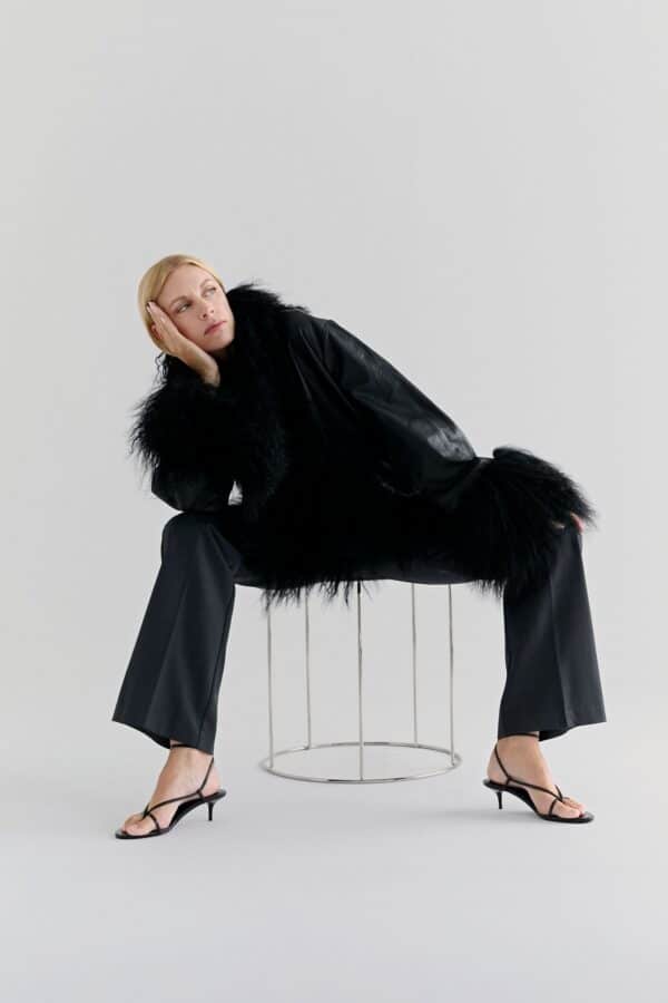 Hanna x Mdnc Frakke 100% Lammeskind (LWG)