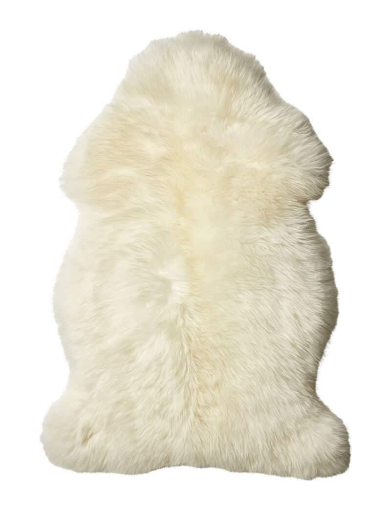 Ægte Lammeskind 90x60 cm New Zealand hvid