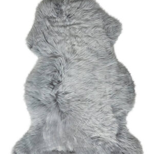 Da'core Ægte Lammeskind Lys grå
