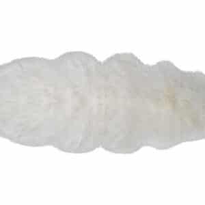 Imiteret lammeskind - 60x180 cm Natur