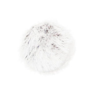 Kunstig lammeskind rund hvid