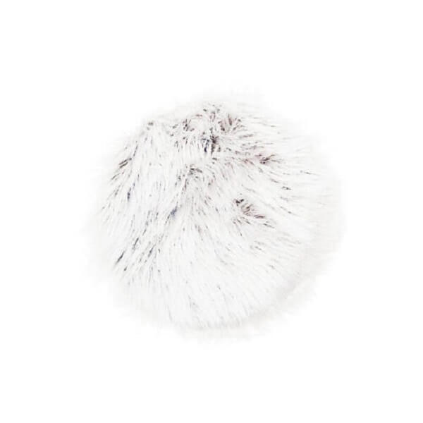 Kunstig lammeskind rund hvid