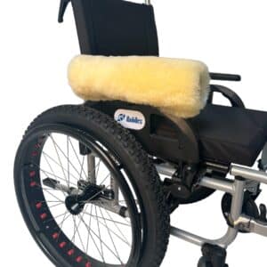 Ægte lammeskind - Varm & blød polstring til dine kørestols-armlæn, 1 styk